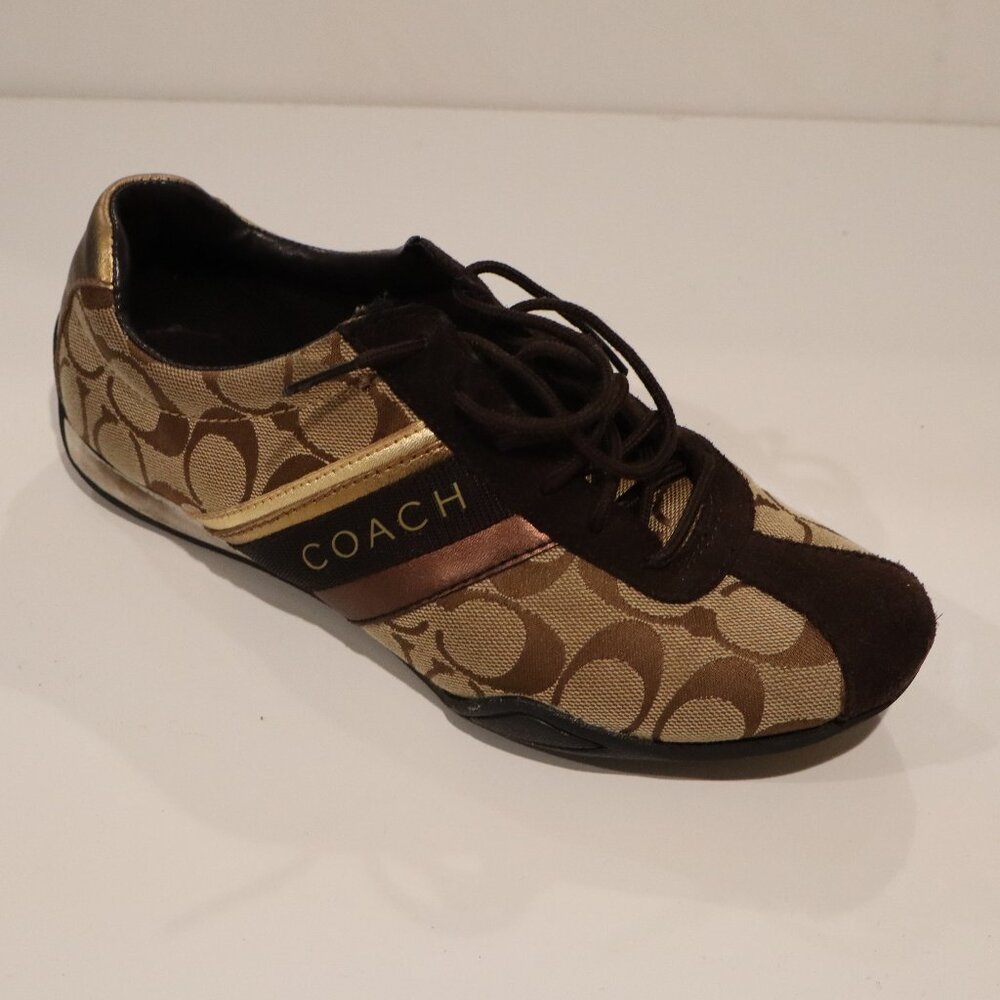 Coach Brown Sneakers - Size 7.5